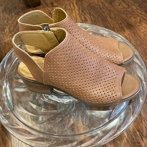 Lucky Brand Open Toe Bootie